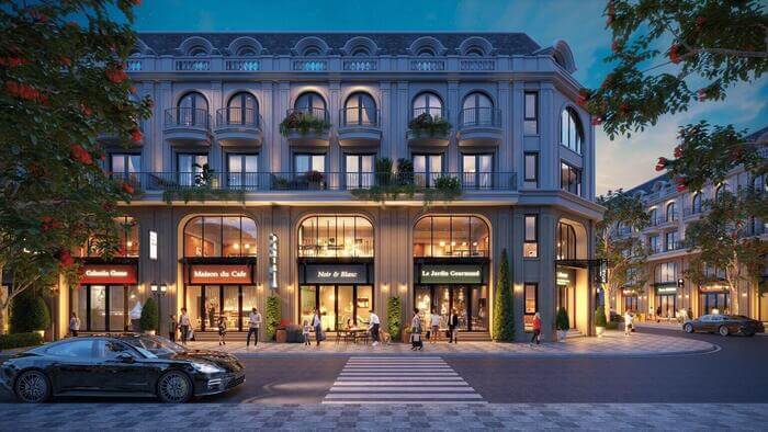 Shophouse The Park Lane Linh Đàm mặt bằng