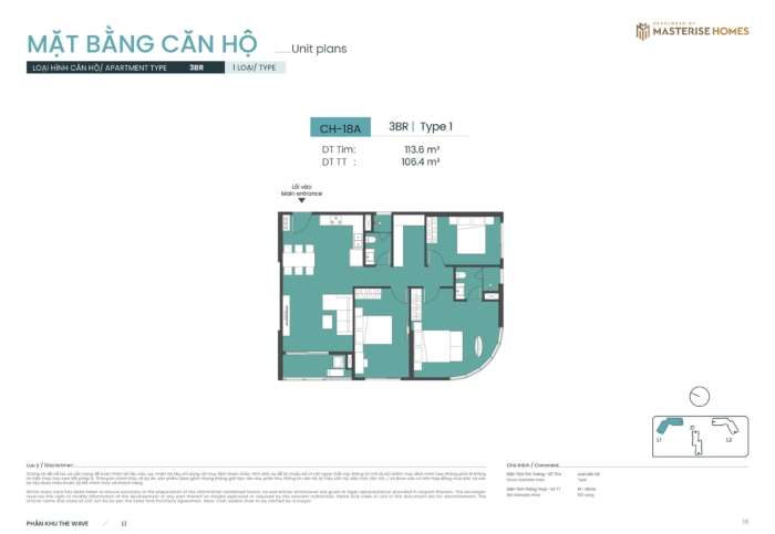 Tòa L1 Masteri Grand Coast