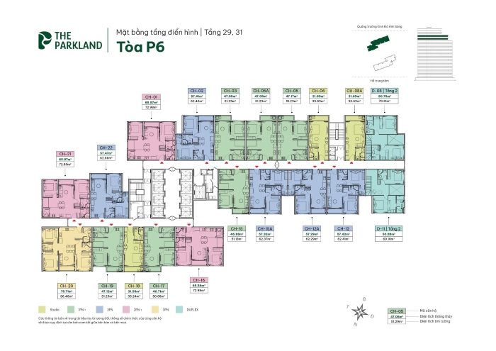 tòa P6 The Parkland Ocean City