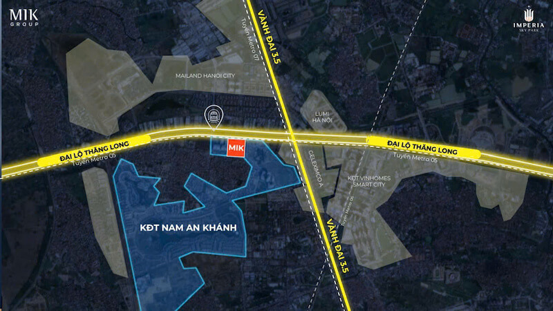 Dự án Imperia Sky Park Nam An Khánh có mấy toà căn hộ? 