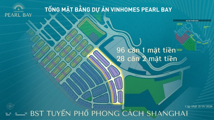 Phân khu Lam Ngọc Vinhomes Pearl Bay