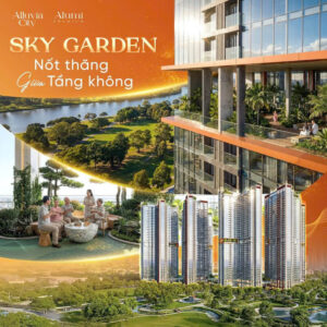Sky Garden – Không gian sinh thái đặc sắc tại tầng 20 chung cư Alumi