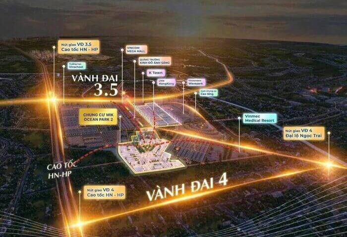 Vị trí Forest Garden The ParkLand tâm điểm kết nối