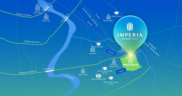 Vị trí Forest Garden The ParkLand 