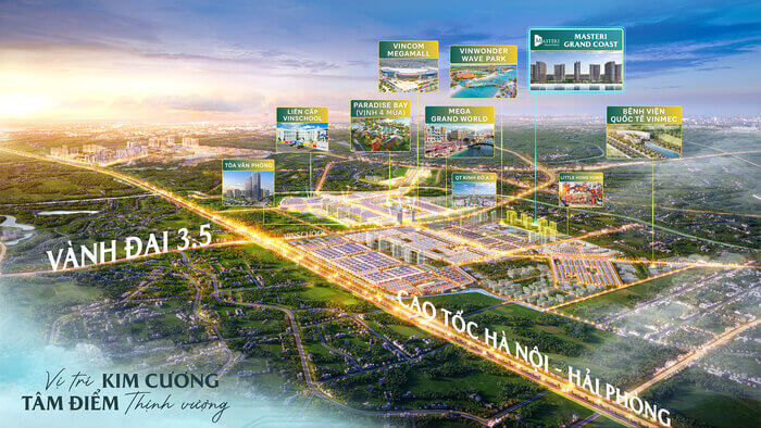 Vị trí Masteri Grand Coast Ocean Park 2