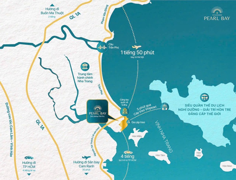 Vị trí Vinhomes Pearl Bay 