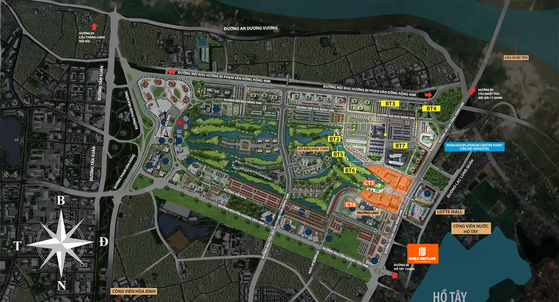 Mặt bằng Noble West Lake Hà Nội Mặt bằng Noble West Lake Hà Nội