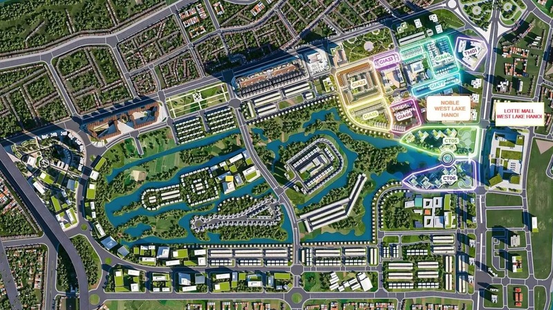 vị trí Noble West Lake Hà Nội