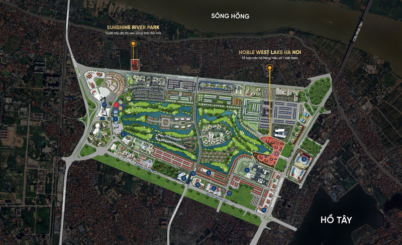 vị trí Noble West Lake Hà Nội
