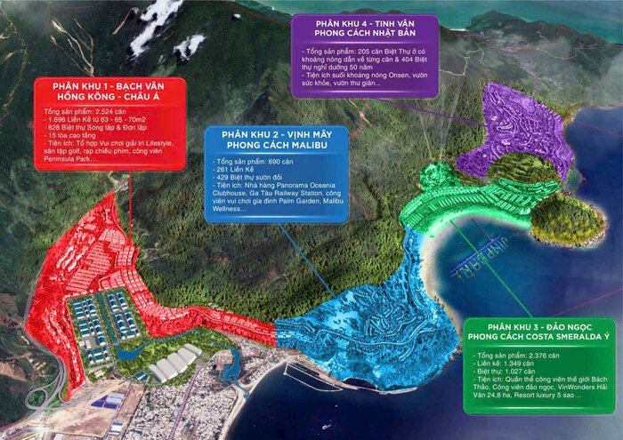 Sản phẩm liền kề Vinhomes Hải Vân Bay vị trí