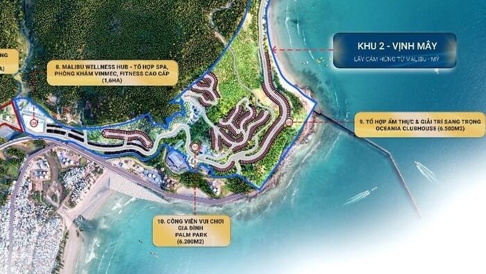 Phân khu Vịnh Mây Vinhomes Hải Vân Bay tổng quan