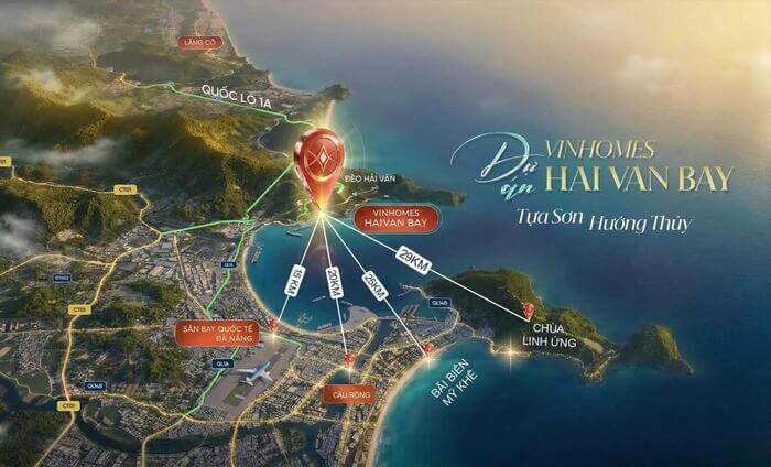 Phân khu Vịnh Mây Vinhomes Hải Vân Bay vị trí