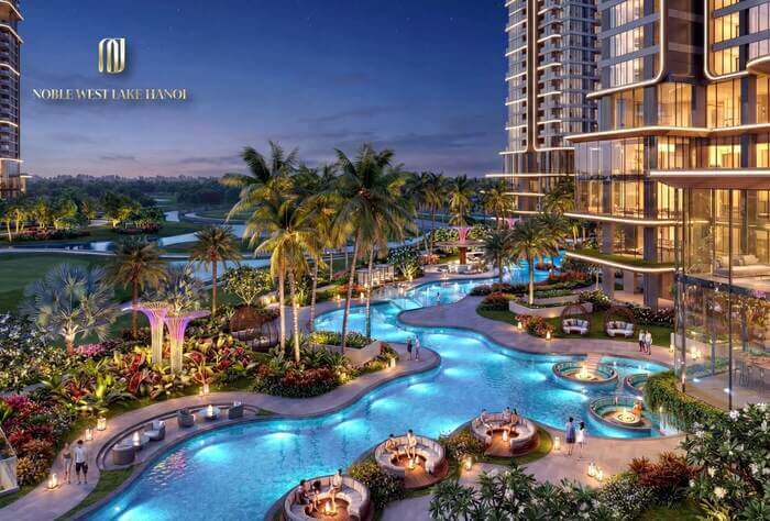 Tiện ích Noble West Lake Hà Nội nội khu