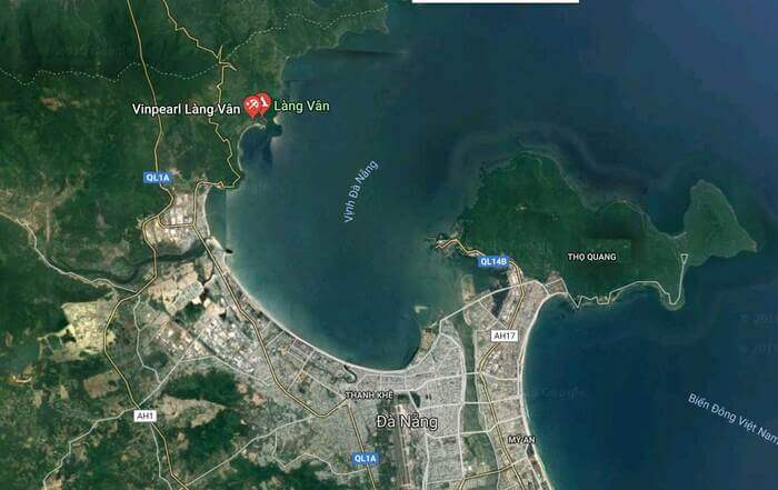 Tổng quan vị trí Vinhomes Làng Vân Đà Nẵng