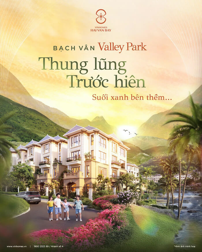 Bạch Vân Valley Park: Biệt thự song lập cao cấp Vinhomes Hải Vân Bay