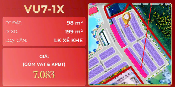 Bán căn liền kề Bạch Vân Vinhomes Hải Vân Bay 