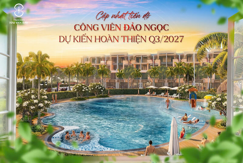 Công viên Đảo Ngọc Vinhomes Hải Vân Bay quy mô 6.500m2