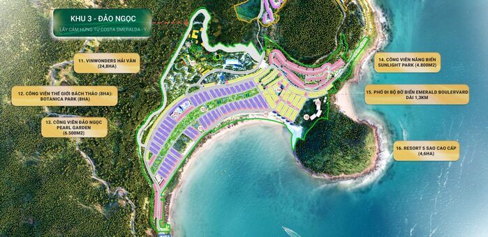 Công viên thế giới Bách Thảo Vinhomes Hải Vân Bay thiết kế