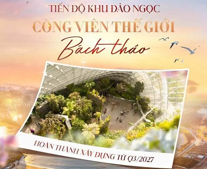 Công viên thế giới Bách Thảo Vinhomes Hải Vân Bay: Tiện ích xanh đầy tiềm năng