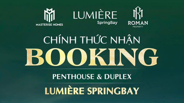 Penthouse Lumiere Spring Bay: Chính thức nhận booking