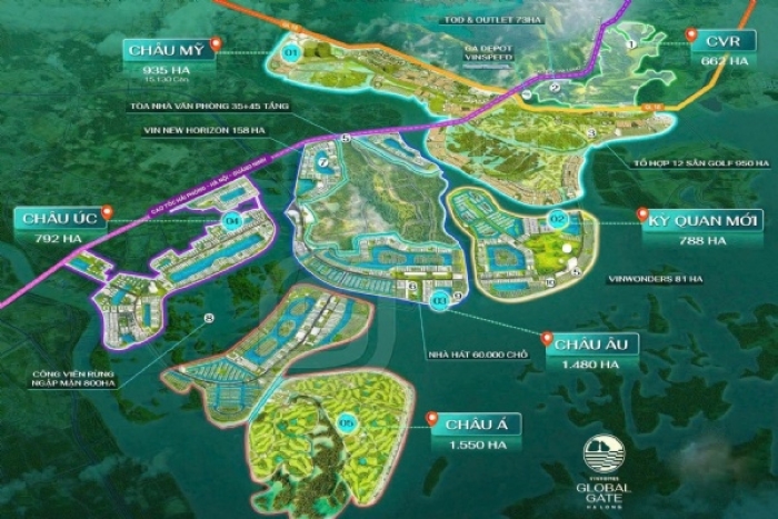 Phân khu châu Âu Vinhomes Global Gate