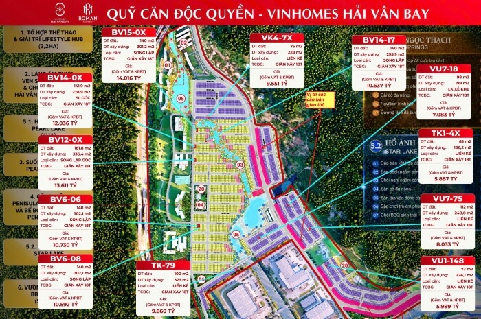 Quỹ căn Vinhomes Hải Vân Bay
