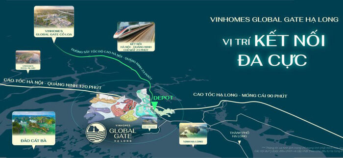 Vị trí Vinhomes Global Gate Hạ Long