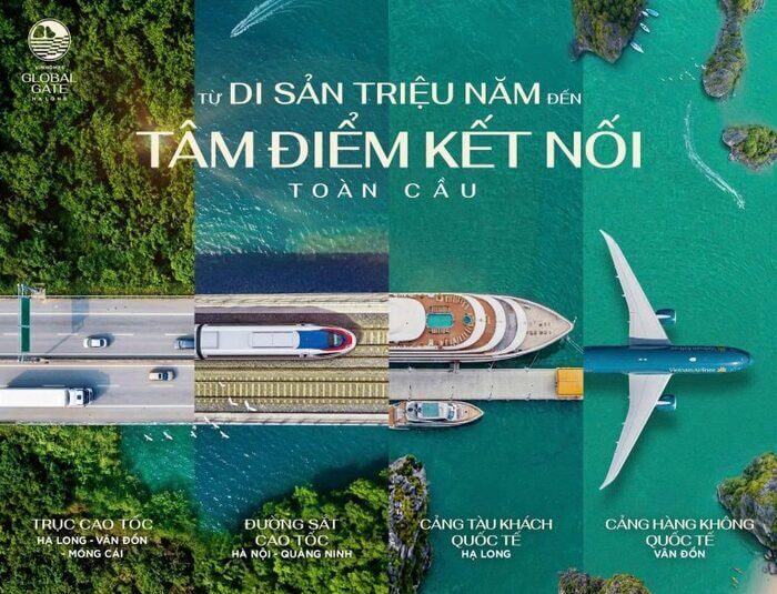 Vị trí Vinhomes Global Gate Hạ Long kết nối