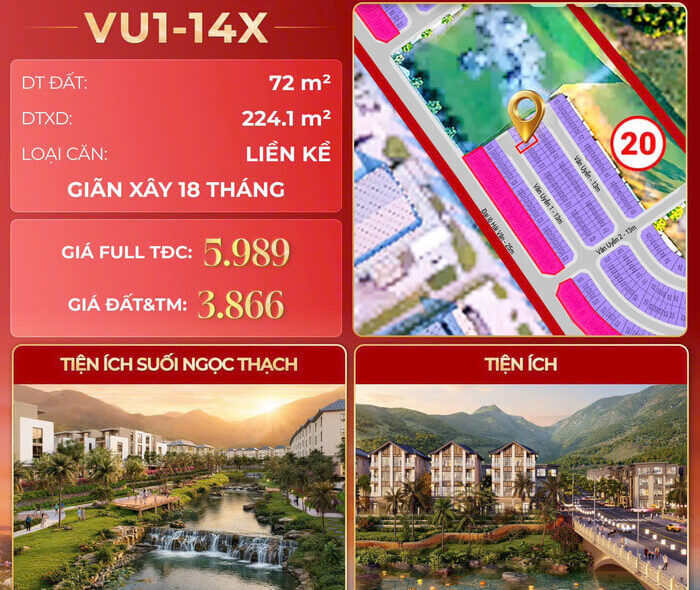Bán quỹ căn liền kề Vân Uyển Vinhomes Hải Vân Bay VU1-148