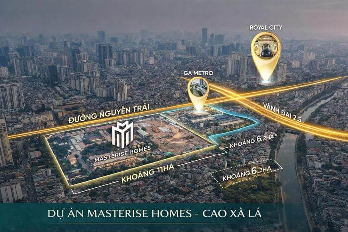 Masteri Iconic Hanoi Seasons Garden vị trí