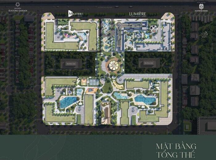 Mặt bằng Hanoi Seasons Garden tổng thể