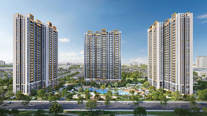 Toổng quan tòa Flow 2 Masteri Era Landmark Tòa Flow 2 Masteri Era Landmark tổng quan