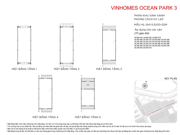 Mặt bằng Vịnh Xanh Vinhomes Ocean Park 3 Mặt bằng Vịnh Xanh Vinhomes Ocean Park 3