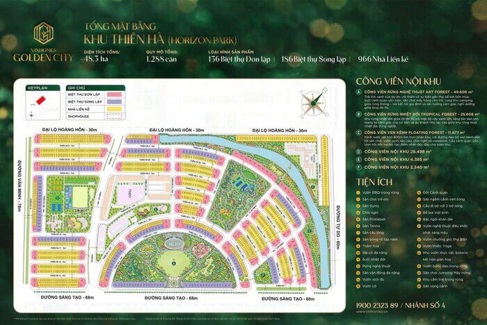 Phân khu Thiên Hà Vinhomes Golden City tổng quan Phân khu Thiên Hà Vinhomes Golden City tổng quan