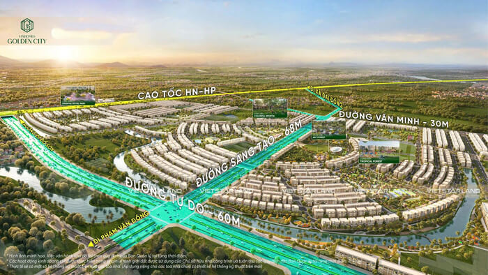 Phân khu Thiên Hà Vinhomes Golden City vị trí Phân khu Thiên Hà Vinhomes Golden City vị trí