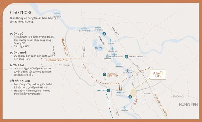 Tiềm năng tăng giá Alluvia City hạ tầng Tiềm năng tăng giá Alluvia City hạ tầng