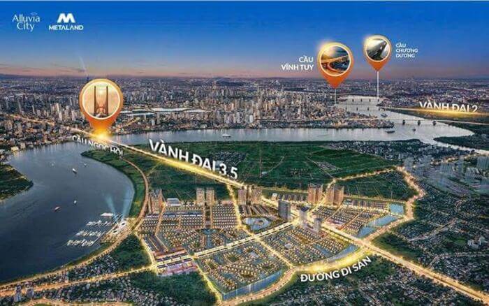 Tiềm năng tăng giá Alluvia City vị trí Tiềm năng tăng giá Alluvia City vị trí
