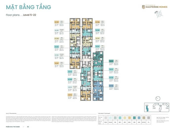 Tòa Z2 Masteri Grand Coast tầng 5-22 Tòa Z2 Masteri Grand Coast tầng 5-22