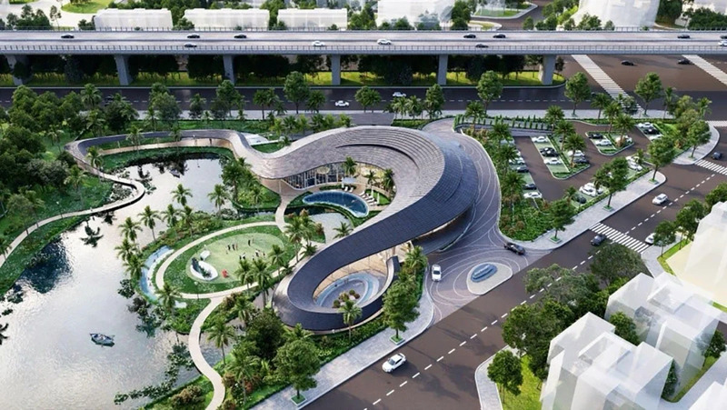 Vị trí Alluvia Sunshine Marina Văn Giang