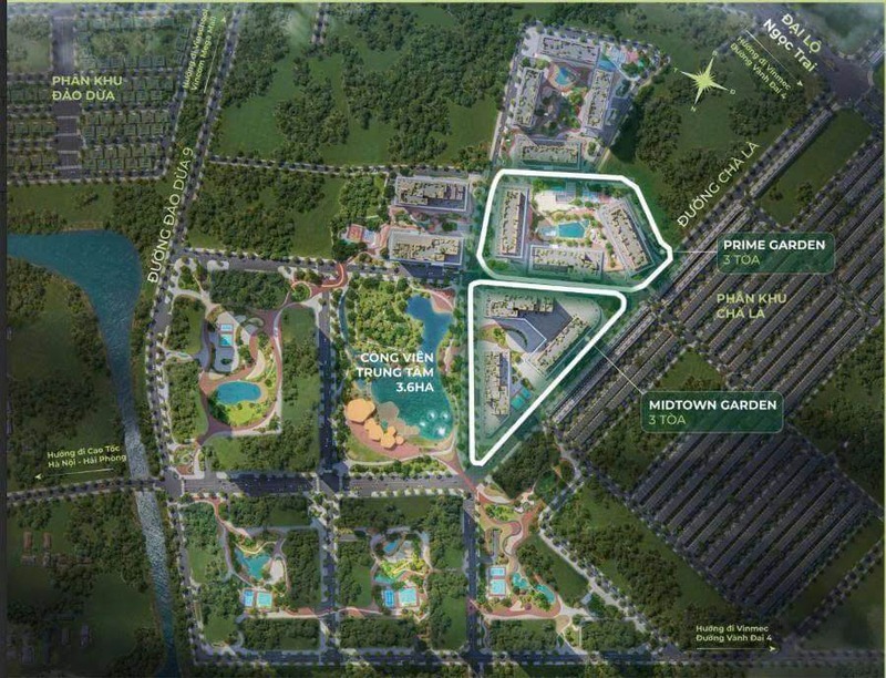 Vị trí Prime Garden The Parkland Vị trí Prime Garden The Parkland