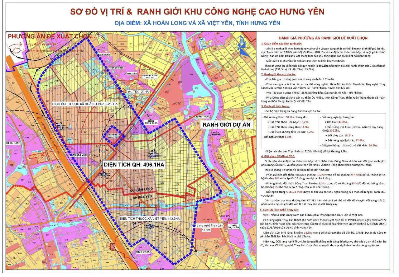 Dự án khu công nghệ cao Hưng Yên Dự án khu công nghệ cao Hưng Yên