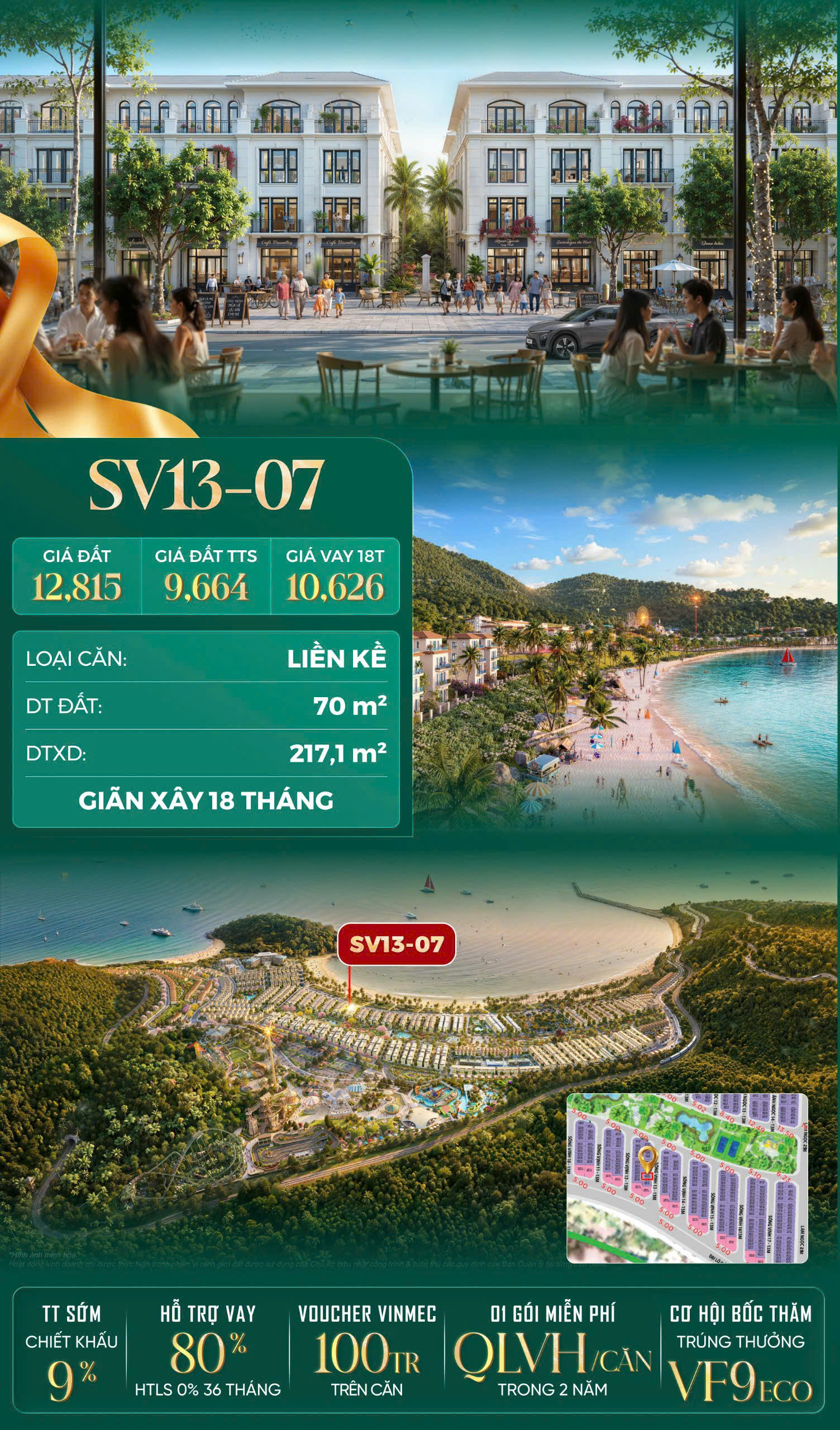 Liền kề SV13 Đảo Ngọc Vinhomes Hải Vân Bay Liền kề SV13 Đảo Ngọc Vinhomes Hải Vân Bay