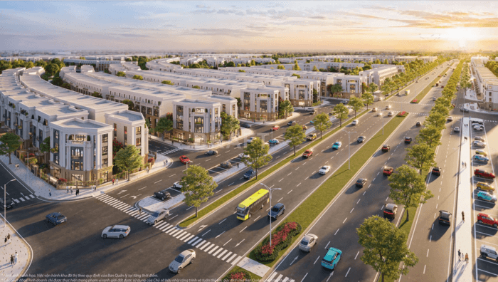 Shophouse Mặt Trời MT8 Vinhomes Dương Kinh tổng quan