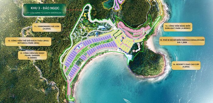 Tiện ích Đảo Ngọc Vinhomes Hải Vân Bay nội khu Tiện ích Đảo Ngọc Vinhomes Hải Vân Bay nội khu