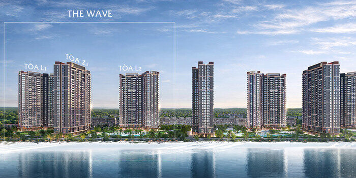Toà L2 The Wave Masteri Grand Coast: Tâm điểm sống đẳng cấp